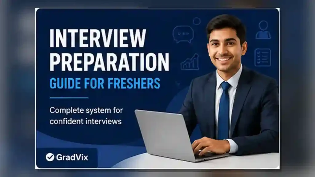 Interview preparation guide for freshers with a complete system for confident interviews